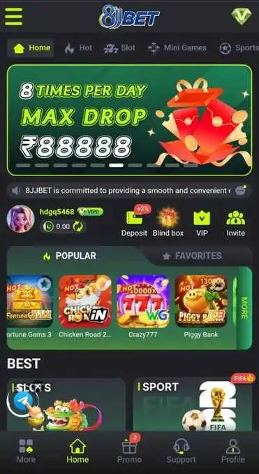 8jjBet Game apklove.com.pk
